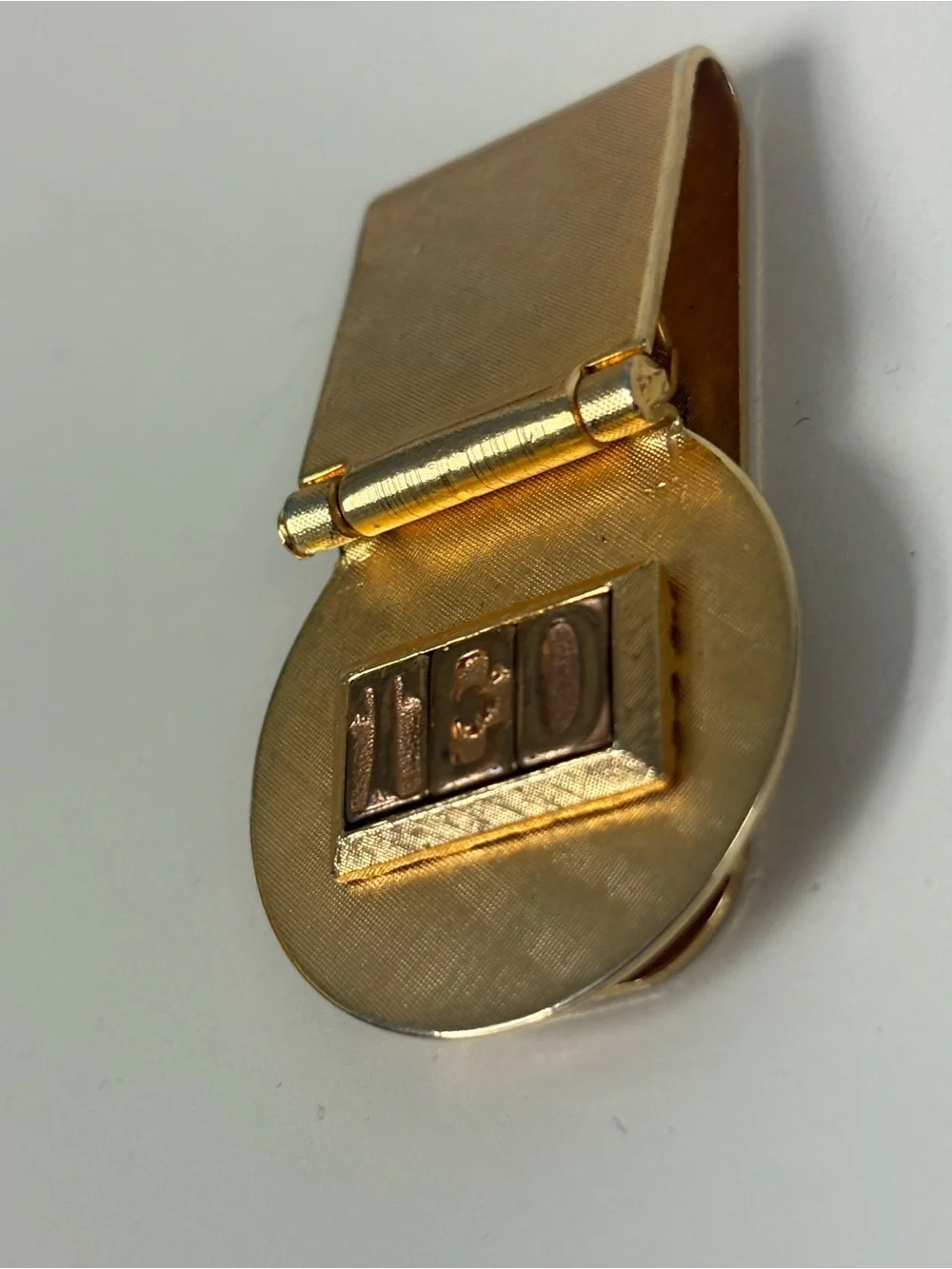 Gold-Tone Monogram Money Clip - TCD